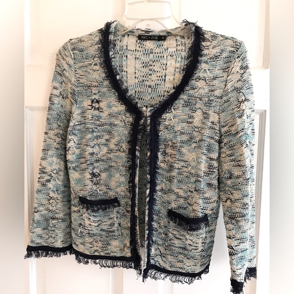 Nic + Zoe all the blues cardigan - Picture 1 of 7